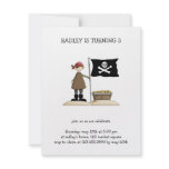 Pirates · Pirate, Flag & Treasure Personalized Invitation