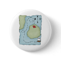 Pirates · Pirate Map Pinback Button