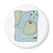 Pirates · Pirate Map Magnets
