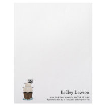 Pirates · Pirate Ship Customized Letterhead