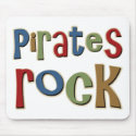 Pirates Rock mousepads by TeeShirtsTShirts Pirates Rock mousepads