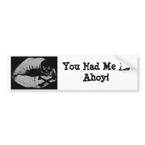 Pirates Say Ahoy Bumper Sticker