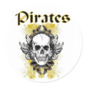 Pirates Skull and Crossbone stickers by maceyperk Pirates Skull and Crossbone stickers