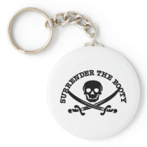 Pirates Surrender Booty Keychains