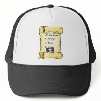 Pirate's To Do List hats