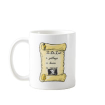 Pirate's To Do List mugs