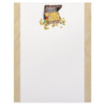 Pirate's Treasure Chest on Crinkle Paper Letterhead Template