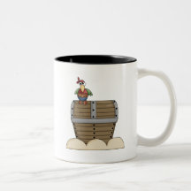 Pirates · Treasure Chest & Parrot Mugs