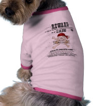 Pirates Wanted Dead Or Alive Reward $10.000 Doggie pet clothing by stanrail Pirates Wanted Dead Or Alive Reward $10.000 Doggie pet clothing