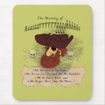 Pirate's Woe mousepads by ZsTees Pirate's Woe mousepads