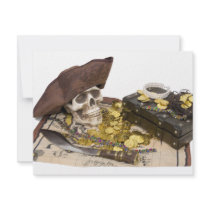 PirateSkullBooty092009 invitations by ShroudedLake PirateSkullBooty092009 invitations