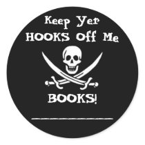 Piratical Bookplate stickers
