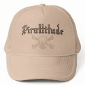 Pirattitude Bone Jolly Roger hats