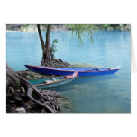 pirogues greeting card