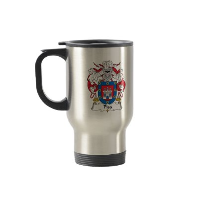 Pisa Family Crest Coffee Mugs by coatsofarms