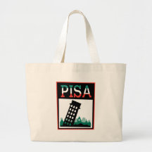Pisa Poster Tote Bag