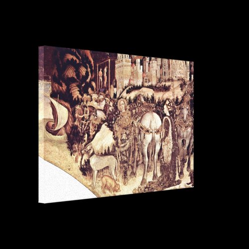 Pisanello - StGeorge and Princess Gallery Wrap Canvas