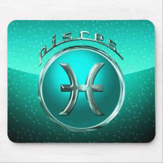 Pisces Astrological Sign Mouse Pad