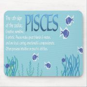 Pisces Astrology Mousepad mousepad