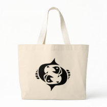 pisces canvas bag