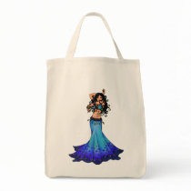 Pisces Belly Dancer Art bags