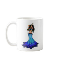 Pisces Belly Dancer Art mugs by LacyChenault Pisces Belly Dancer Art mugs