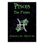 Pisces Birthday Card