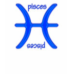 Pisces Blue Symbol Shirt