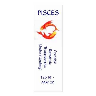 Pisces Bookmark profilecard