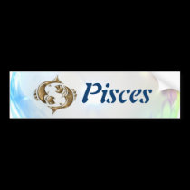 Pisces Bumper Sticker bumper stickers