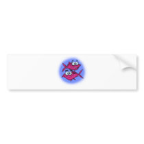 pisces cartoon bumper stickers