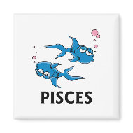 Pisces Cartoon magnet