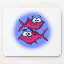 pisces cartoon mousepads