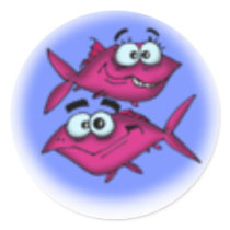 pisces cartoon stickers by clubsakai pisces cartoon stickers