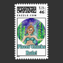 Pisces Chicks Postage postage