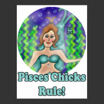 Pisces Chicks Rule! posters