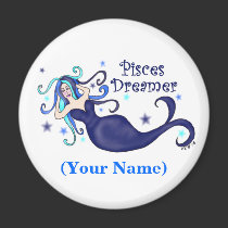 Pisces Dreamer Customizable Magnet