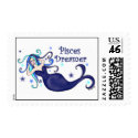 Pisces Dreamer Mermaid Postage postage