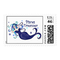 Pisces Dreamer Mermaid Postage postage by Victoreeah Pisces Dreamer Mermaid Postage postage