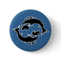 Pisces Fish Button