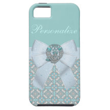 Pisces Fish Faux Jewels & Bow iPhone 5 Cover