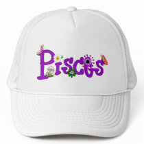 Pisces Flowers Hat