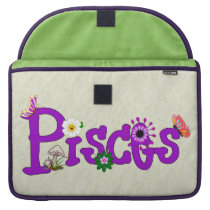 Pisces Flowers Sleeves For Macbook Pro