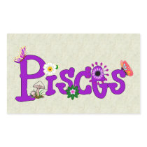 Pisces Flowers Sticker