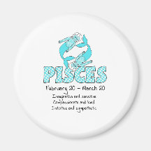 Pisces Fridge Magnet
