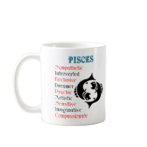 Pisces Horoscope Zodiac Sign mugs by all_items Pisces Horoscope Zodiac Sign mugs
