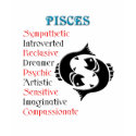 Pisces Horoscope Zodiac Sign t-shirts by all_items Pisces Horoscope Zodiac Sign t-shirts