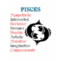 Pisces Horoscope Zodiac Sign t-shirts