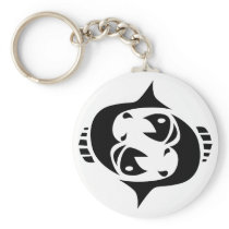 pisces key chain