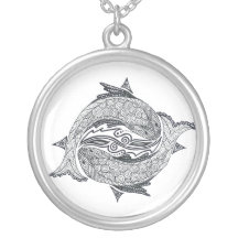 Pisces No. 2 Personalized Necklace